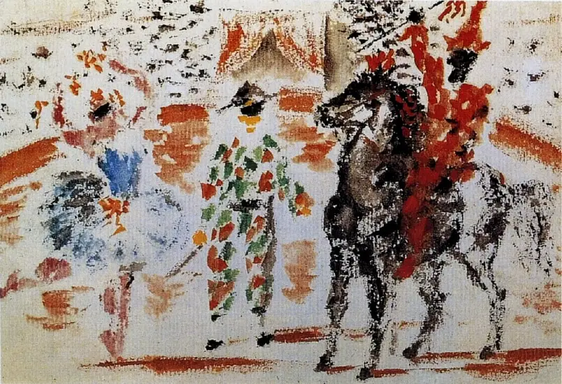 Pablo Picasso. Circus, 1918