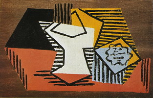 Pablo Picasso. Compotier et paquet de tabac