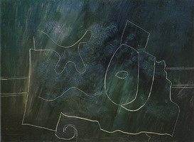 Pablo Picasso. Mandolin on a table