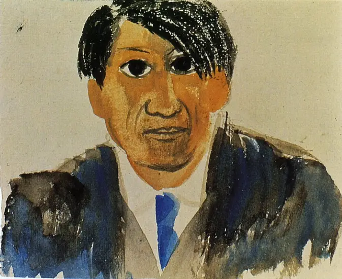 Pablo Picasso. self-portrait, 1940