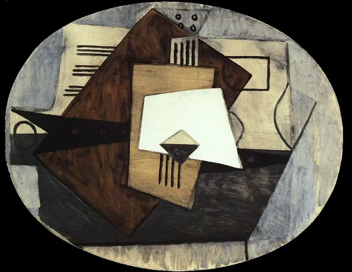 Pablo Picasso. Composicion Juan-les-Pins, 1920