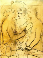 Pablo Picasso. Three women at the fountain 2, 1921
