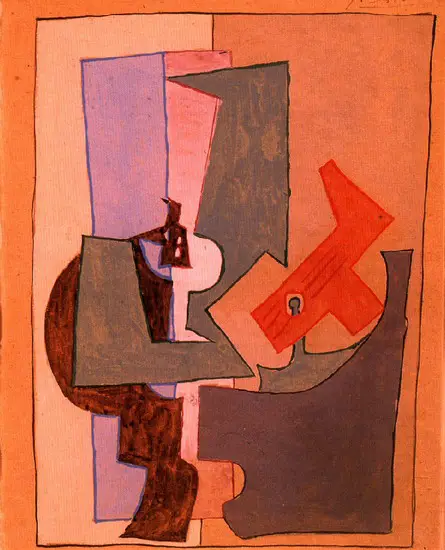 Pablo Picasso. The pedestal, 1914