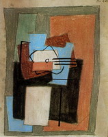 Pablo Picasso. Still Life with Guitar