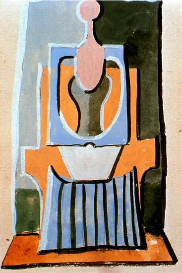 Pablo Picasso. Woman sitting in an armchair, 1923