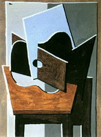 Pablo Picasso. Guitar on a table