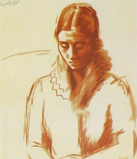 Pablo Picasso. Portrait of Olga, 1923