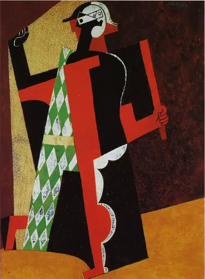 Pablo Picasso. Harlequin, 1916