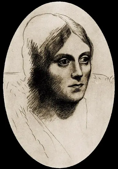Pablo Picasso. Portrait of Olga Khokhlova, 1917