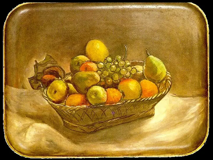 Pablo Picasso. Corbeille de fruits, 1918