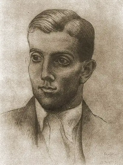 Pablo Picasso. Leonide Massine picture, 1919