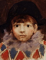 The son of l`artiste harlequin (Portrait of Paul)