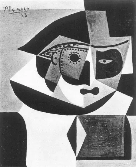 Pablo Picasso. Head of Harlequin, 1923