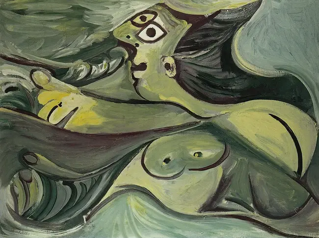 Pablo Picasso. Bather, 1971