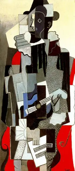 Pablo Picasso. Harlequin, 1917