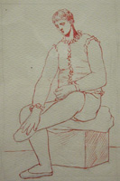 Pablo Picasso. Acrobat rest, 1922