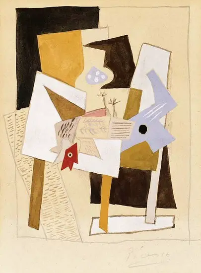 Pablo Picasso. Still life, 1921