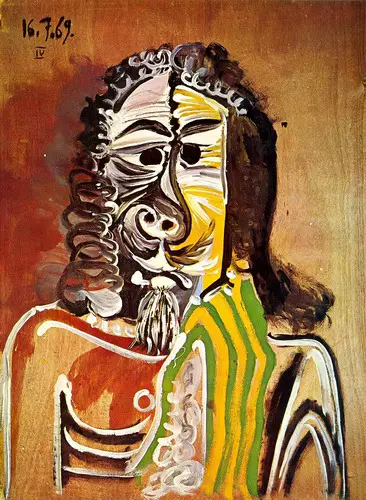 Pablo Picasso. Bearded Man, 1969