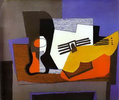 Pablo Picasso. Still Life with Guitar, 1942