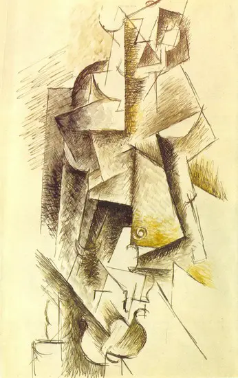 Pablo Picasso. Violiniste, 1912