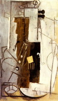 Pablo Picasso. Violon et clarinette, 1913