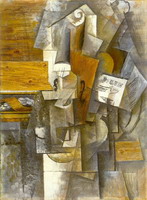 Pablo Picasso. Violon Jolie Eva, 1912