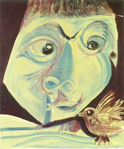 Pablo Picasso. Head and sorrel, 1971