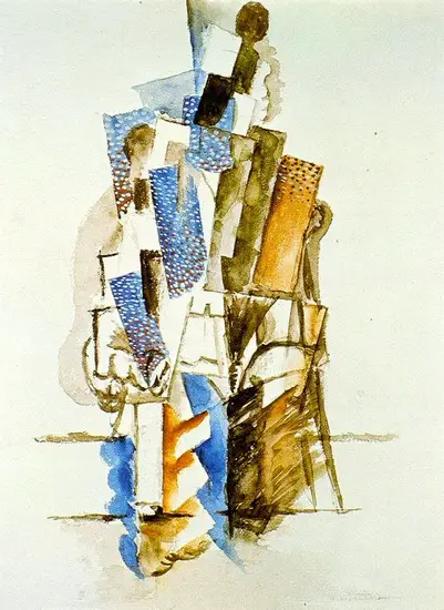 Pablo Picasso. Seated Man, 1915