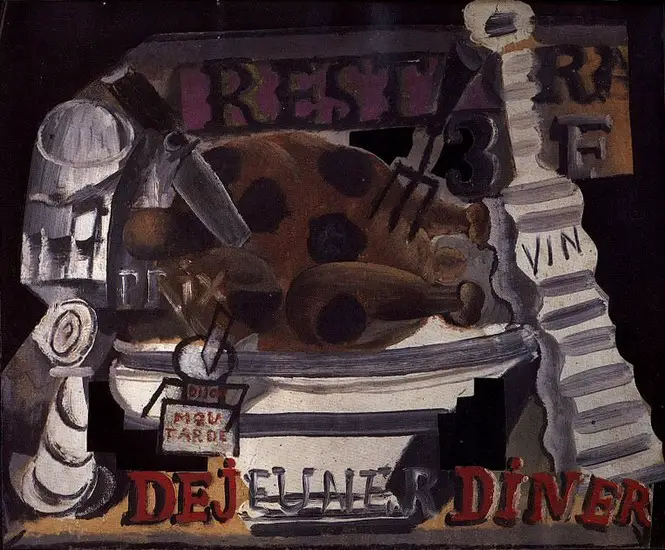 Pablo Picasso. Restaurant, 1914
