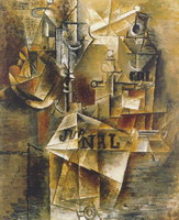 Pablo Picasso. Still Life with newspaper, 1912