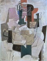 Pablo Picasso. Compotier, Bottle and Violin