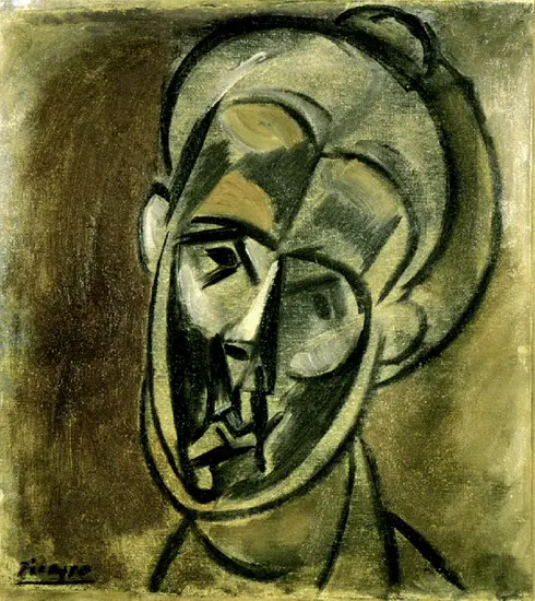 Pablo Picasso. Head of a Woman (Fernande Olivier), 1909