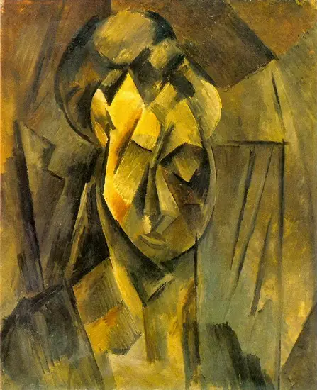 Pablo Picasso. Head of a Woman (Fernande), 1909