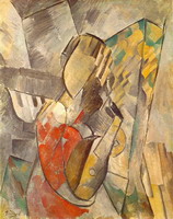 Pablo Picasso. Woman with Mandolin