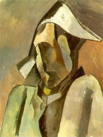 Pablo Picasso. D`Arlequin Bust