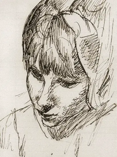 Pablo Picasso. Raymonde head, 1907