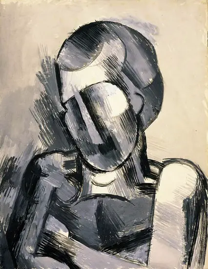 Pablo Picasso. Bust of man, 1909