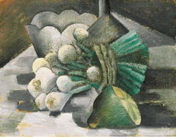 Pablo Picasso. Still life with onions, 1908