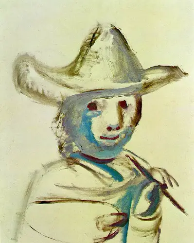 Pablo Picasso. The young painter, 1972