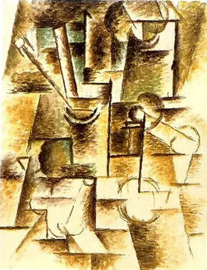 Pablo Picasso. Glass torches, 1911