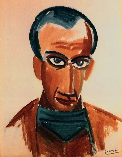Pablo Picasso. Portrait of Max Jacob, 1907