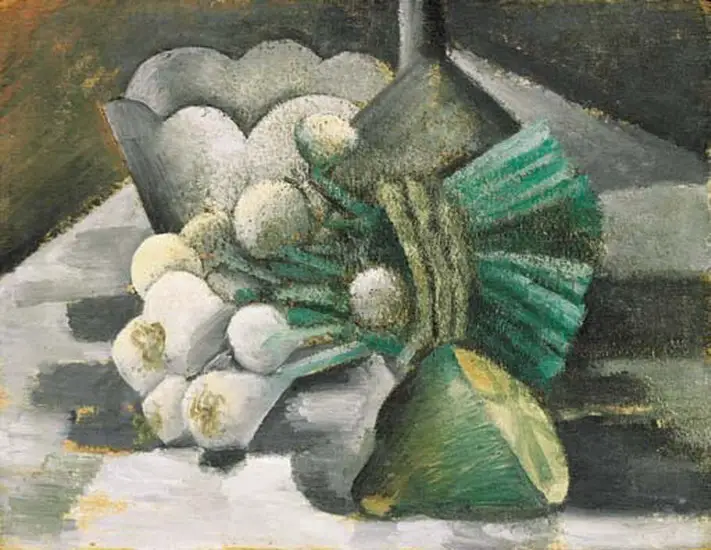 Pablo Picasso. Still life with onions, 1909