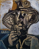 Pablo Picasso. Man with pipe (for Jacqueline)