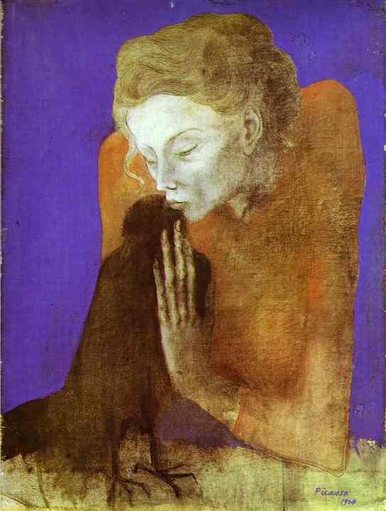 Pablo Picasso. Woman with a Crow, 1904