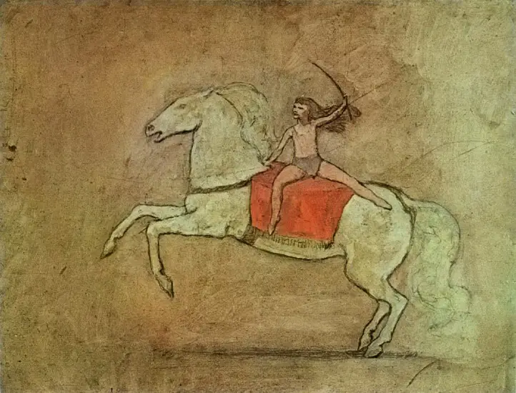 Pablo Picasso. Equestrienne riding, 1905