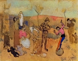 Pablo Picasso. Family jugglers