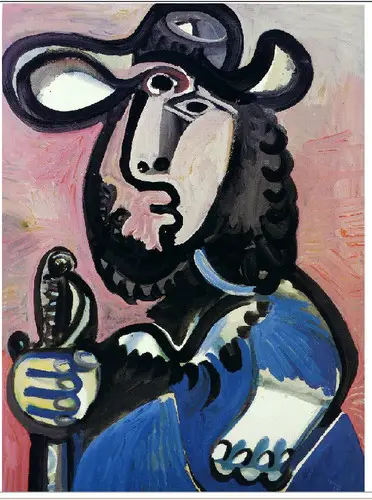 Pablo Picasso. Musketeer, 1972
