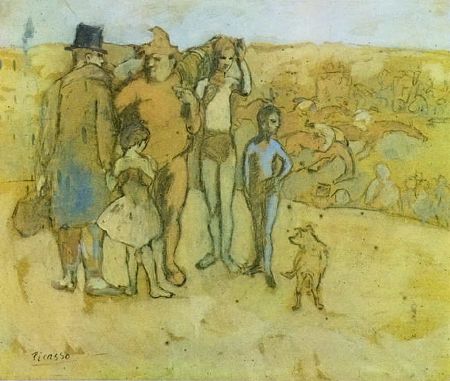 Pablo Picasso. Family of acrobats [study], 1905