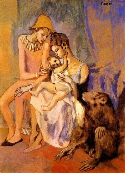 Pablo Picasso. The Acrobat family, 1905