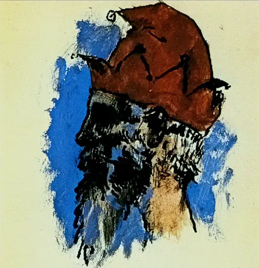 Pablo Picasso. Head jester, 1905